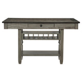 Granby Antique Gray Counter Height Table by Homelegance at Eve Furniture