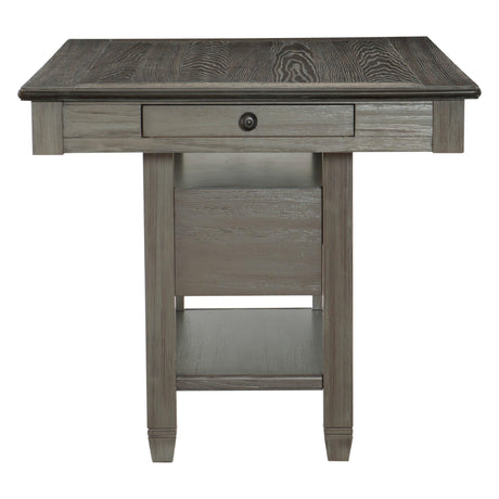 Granby Antique Gray Counter Height Table by Homelegance at Eve Furniture