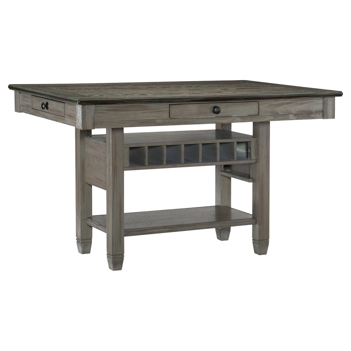 Granby Antique Gray Counter Height Table by Homelegance at Eve Furniture