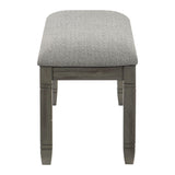 Granby Antique Gray Dining Bench by Homelegance at Eve Furniture