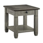 Granby Antique Gray End Table by Homelegance at Eve Furniture