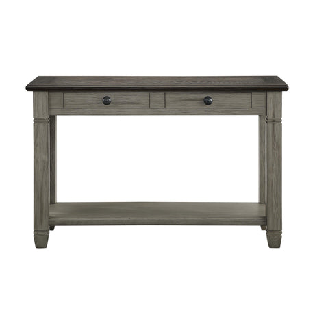 Granby Antique Gray Sofa Table by Homelegance at Eve Furniture
