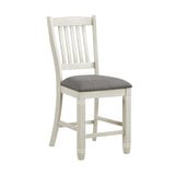 Granby Antique White Counter Chair, Set of 2 by Homelegance at Eve Furniture