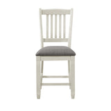 Granby Antique White Counter Chair, Set of 2 by Homelegance at Eve Furniture