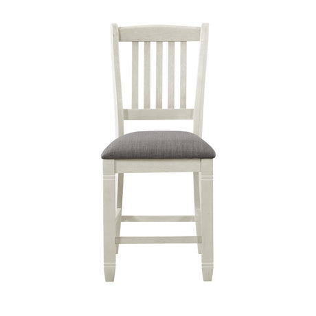 Granby Antique White Counter Chair, Set of 2 by Homelegance at Eve Furniture