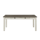 Granby Antique White Dining Set by Homelegance at Eve Furniture