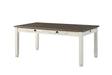 Granby Antique White Dining Table by Homelegance at Eve Furniture