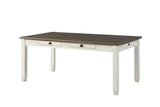 Granby Antique White Dining Table by Homelegance at Eve Furniture