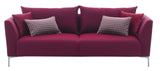 Burgundy couch set