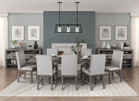 Gresham Gray Server by Homelegance at Eve Furniture