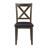 Hazel Charcoal Brown 5-Piece Dining Set by Homelegance at Eve Furniture