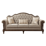 Heath Court Brown Oak Sofa by Homelegance at Eve Furniture