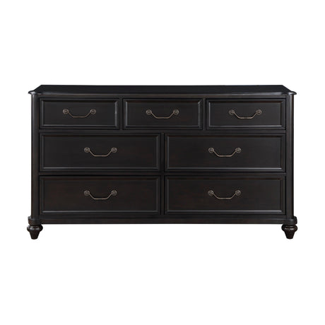 Herman Charcoal Brown Dresser by Homelegance at Eve Furniture