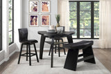 Hillshaw Espresso Pub Chair, Set of 2 by Homelegance at Eve Furniture