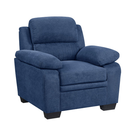 Holleman Blue Chair by Homelegance at Eve Furniture