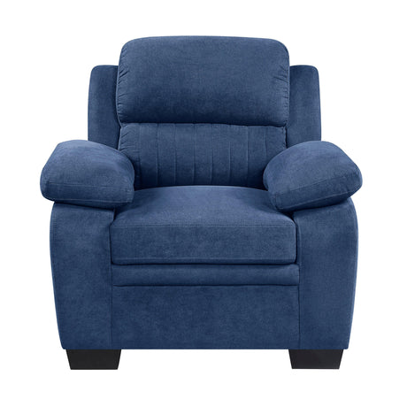 Holleman Blue Chair by Homelegance at Eve Furniture