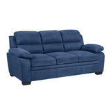 Holleman Blue Sofa by Homelegance at Eve Furniture