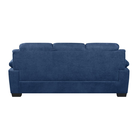 Holleman Blue Sofa by Homelegance at Eve Furniture