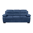Holleman Blue Sofa by Homelegance at Eve Furniture