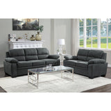 Holleman Dark Gray Sofa by Homelegance at Eve Furniture