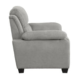 Holleman Gray Chair by Homelegance at Eve Furniture