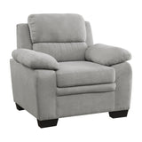 Holleman Gray Chair by Homelegance at Eve Furniture