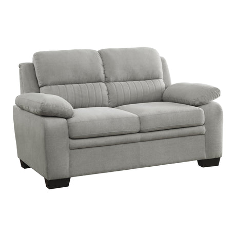 Holleman Gray Loveseat by Homelegance at Eve Furniture