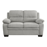 Holleman Gray Loveseat by Homelegance at Eve Furniture