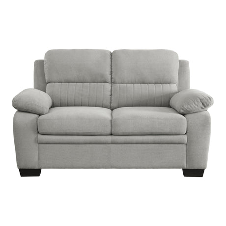 Holleman Gray Loveseat by Homelegance at Eve Furniture