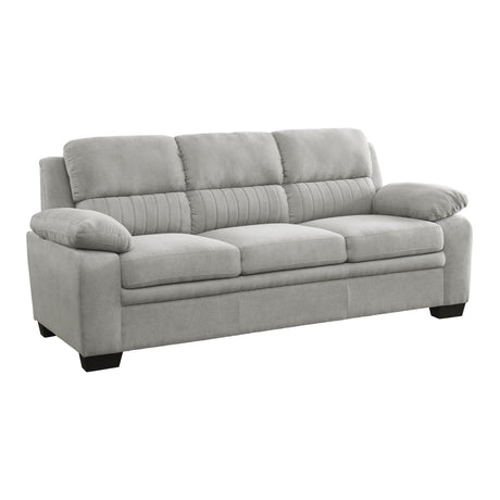 Holleman Gray Sofa by Homelegance at Eve Furniture