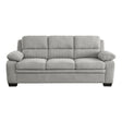 Holleman Gray Sofa by Homelegance at Eve Furniture