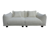 Homey Luxury White 2 Piece Living Room Set by New Era Innovations at Eve Furniture