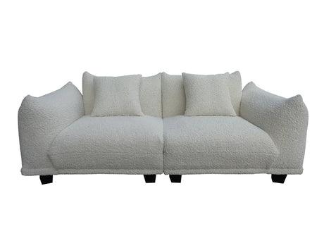 Homey Luxury White 2 Piece Living Room Set by New Era Innovations at Eve Furniture