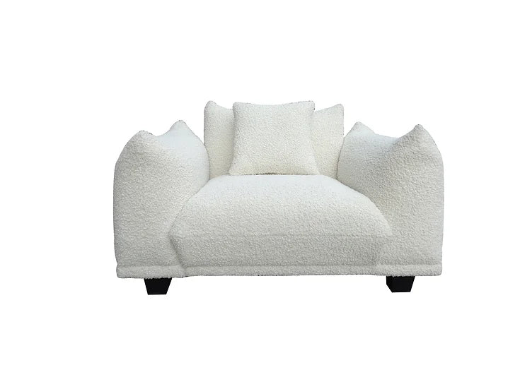 Homey Luxury White 2 Piece Living Room Set by New Era Innovations at Eve Furniture