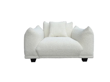 Homey Luxury White 2 Piece Living Room Set by New Era Innovations at Eve Furniture