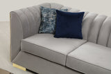[Hot Buy] Ariana Gray Velvet Sectional by New Era Innovations at Eve Furniture