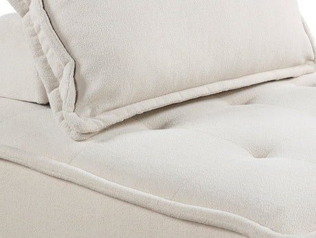 Inman Beige Boucle Modular Accent Chair by Homelegance at Eve Furniture