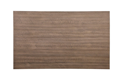 Ithaca Grayish White/Brown Dining Table by Homelegance at Eve Furniture