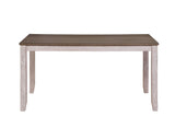 Ithaca Grayish White/Brown Dining Table by Homelegance at Eve Furniture