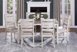 Ithaca Grayish White/Brown Side Chair, Set of 2 by Homelegance at Eve Furniture
