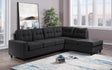 James Black Reversible Sectional by Happy Homes at Eve Furniture