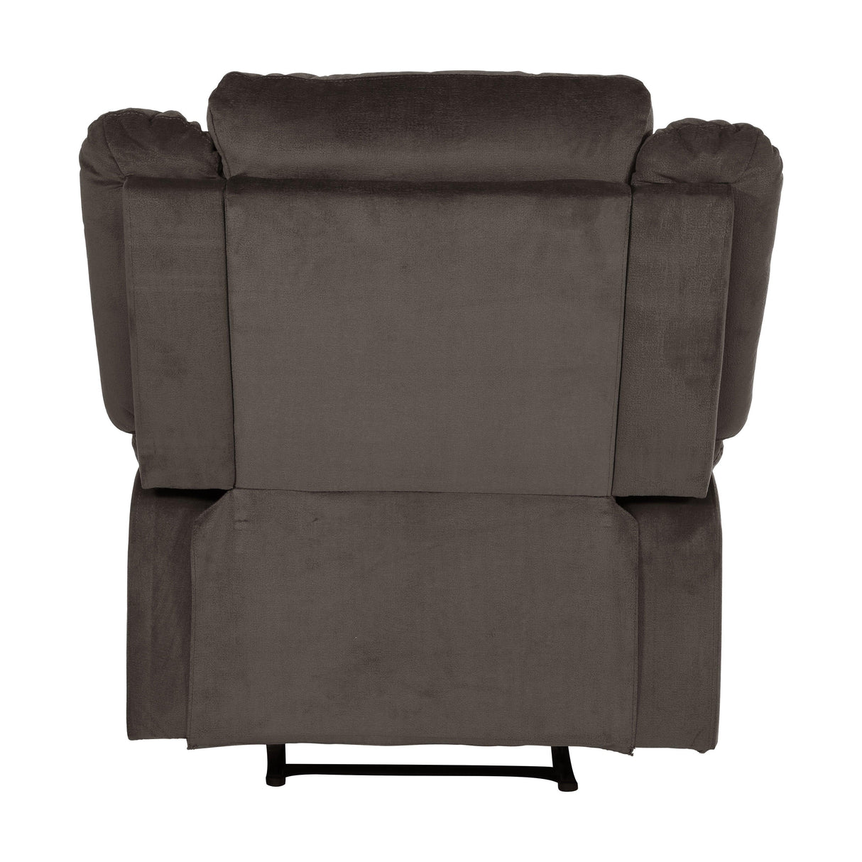 Jarita Chocolate Reclining Chair by Homelegance at Eve Furniture