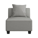 Jayilin Gray 4-Piece Modular Sectional by Homelegance at Eve Furniture