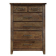 Jerrick Burnished Brown Chest by Homelegance at Eve Furniture