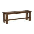 Jerrick Burnished Brown Dining Bench by Homelegance at Eve Furniture