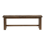 Jerrick Burnished Brown Dining Bench by Homelegance at Eve Furniture