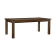 Jerrick Burnished Brown Dining Table by Homelegance at Eve Furniture