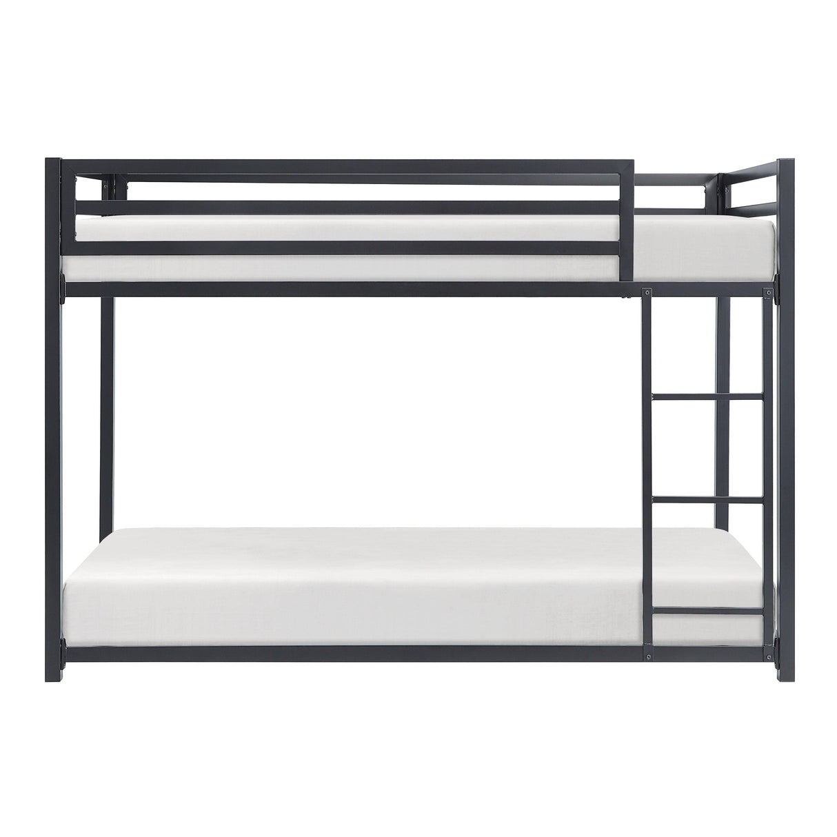 Jovie Black Metal Twin/Twin Bunk Bed by Homelegance at Eve Furniture