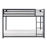 Jovie Black Metal Twin/Twin Bunk Bed by Homelegance at Eve Furniture
