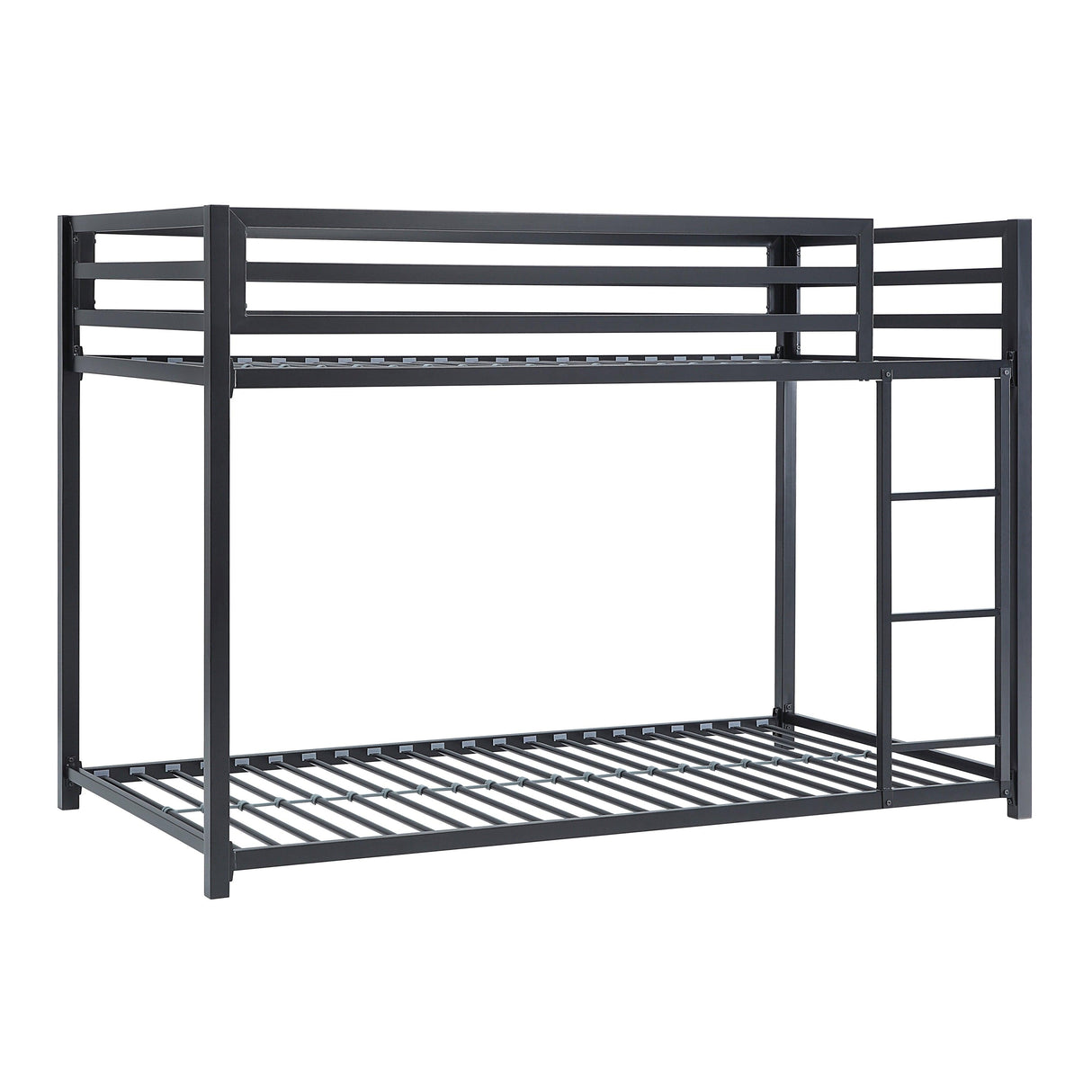 Jovie Black Metal Twin/Twin Bunk Bed by Homelegance at Eve Furniture